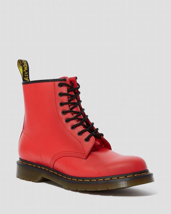 Dr Martens Dámské Kotníkové Boty 1460 Color Pop Červené, CZ-025137